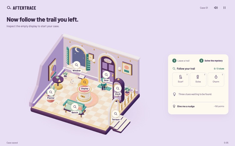 Aftertrace — screen 2